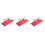 3Pièces Rampe Enfant Plastique Mini Skateboard Doigts 5