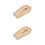 2Pièces Plateau Bois Tombe Coffin Snack Décor Gothique 7