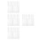 40Pcs Clear PVC Stencil Sheets for Crafts 3D Drawing and Art Use 9