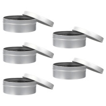 10Sets Activated Carbon Sponge Brush Cleaning Box Silver for Travel