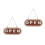 2Pièces De Porte Bois Double Face Élégante Pratique 7