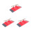 3Pièces Rampe Enfant Plastique Mini Skateboard Doigts 9