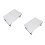 2Pièces Table Camping Aluminium Solide Facile À Transporter 4