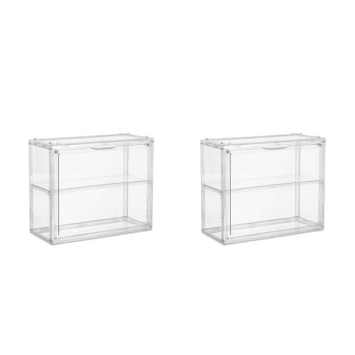 2Pièces Présentoir Voitures Miniatures Clair Pour Collection 2