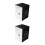 2Pièces À Argent Noire Polyvalente Pour Pourboires 5