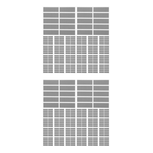 2000Pièces Stickers Grattables Argent DIY Jeux Récompense Enfants 2