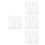 40Pcs Clear PVC Stencil Sheets for Crafts 3D Drawing and Art Use 4