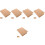 5Pièces A4 4 Anneaux Fine Couverture Kraft Pour Maison 6