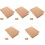5Pièces A4 4 Anneaux Fine Couverture Kraft Pour Maison 5