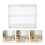 2Pièces Présentoir Voitures Miniatures Clair Pour Collection 10