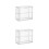 2Pièces Présentoir Voitures Miniatures Clair Pour Collection 6
