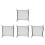4Pièces Filet De Rangement Noir Pour Pliable Usage Extérieur 6