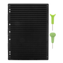 1Set Kunststoff Braille Schreibtafel Mit Stylus Langlebig