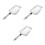 3Stk Gartensieb Mit Feinem Metallnetz Ergonomisch Silber 10