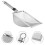 3Stk Gartensieb Mit Feinem Metallnetz Ergonomisch Silber 11