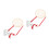 2St Draagbare Handtrommel Met Canvas, DIY Schilderij En Dansaccessoire 10
