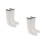 2Paare Boots-Einlegesohlen PU Plüsch Für Damen Herren 10