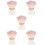 5Stk Make-Up Pinselset Blush Puder Nail Dust ABS Robust Bunt 10