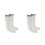 2Paare Boots-Einlegesohlen PU Plüsch Für Damen Herren 6