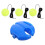 2Sets Anfänger Tennis Balltrainer Mit Kunststoffbasis Und Seil, 2
