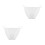 2Stk Weißer Stretch Baumwoll Slip String Panty Für 5