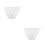 2Stk Weißer Stretch Baumwoll Slip String Panty Für 10