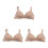 9Stk Verstellbare No- - Beige Hautfreundlichem Modal 3