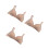 9Stk Verstellbare No- - Beige Hautfreundlichem Modal 6