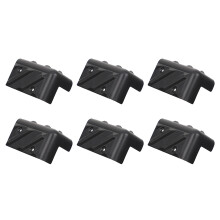 12Ensembles Garde Coins Enceintes ABS Noir
