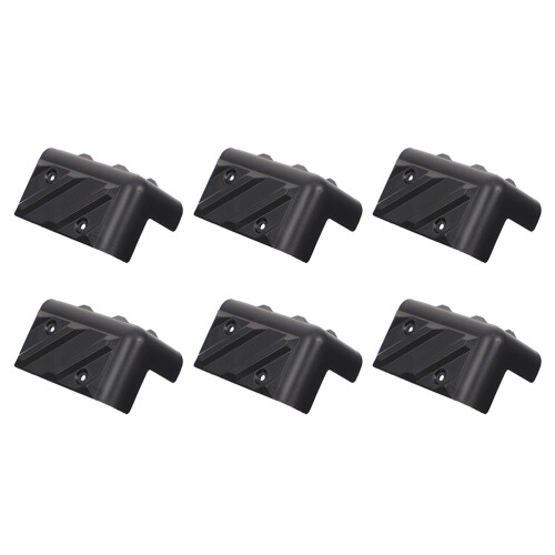12Ensembles Garde Coins Enceintes ABS Noir