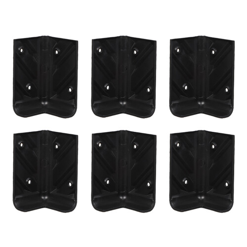 12Ensembles Garde Coins Enceintes ABS Noir 1
