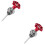 2Pièces Niveau D'huile Aluminium Rouge Design Unique 7