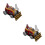 2Pièces Camions Vintage Jouet Décor 5