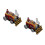 2Pièces Camions Vintage Jouet Décor 9