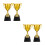 4Pièces Trophées Mini Pour Enfants Sport Compétition 6