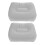 2Pièces Coussin De Pieds Gonflable Portable, Support 5
