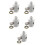 5Pièces Connecteurs Rapides Aluminium Pour Hydraulique Auto 4