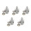 5Pièces Connecteurs Rapides Aluminium Pour Hydraulique Auto 7