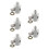 5Pièces Connecteurs Rapides Aluminium Pour Hydraulique Auto 10