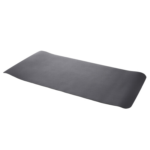 2Pièces Tapis Souris Cuir Noir Multifonction Pour