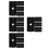 800Pièces Fixations Cache-Planches Composite Noir Pour Sols Extérieurs 5
