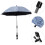 2Pièces Ombrelle , Parasol Poussette Bébé Anti-Uv 10