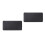 2Pièces Tapis Souris Cuir Noir Multifonction Pour 9