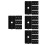 800Pièces Fixations Cache-Planches Composite Noir Pour Sols Extérieurs 6