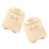 4Ensembles Cartes Annonces Bébé Bois Durable Bébé Shower Décor Beige 2