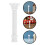 16Pièces Sculptures Miniatures Colonnes Romaines Blanches Pour Décor 9