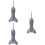 3Pièces Braille ABS Résistant Ensemble Polyvalent 9
