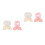 4Pièces Écharpes Bébé En Couleurs Chaudes Et Douces 6