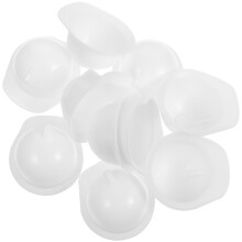 20Pièces Casques Miniatures Blancs Pour Poupées Et Décorations DIY
