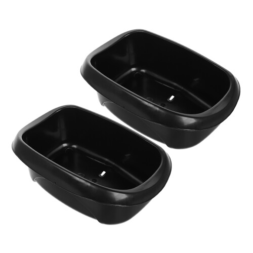4Pièces Panier Enfant Noir Polyvalent Pour Tricycle Et